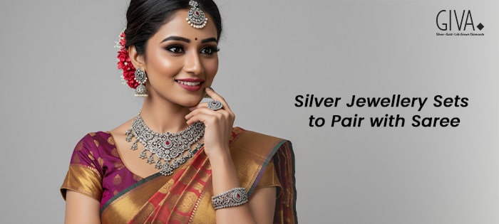 Must-Have Silver Jewellery Sets to Pair with Saree To Rock Your Desi Look