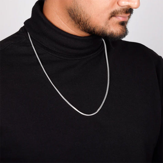 Elevate your style with bold silver chains!