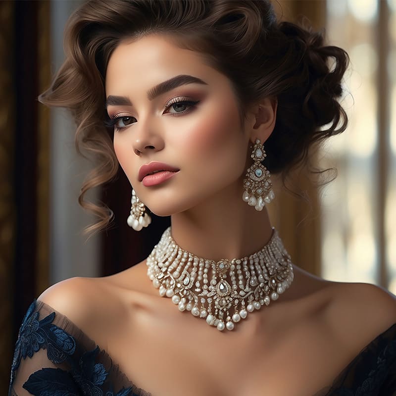 Be creative and experiment with your jewellery.