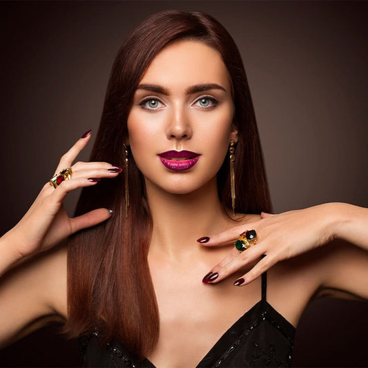 Choose earrings that highlight your hairstyle.