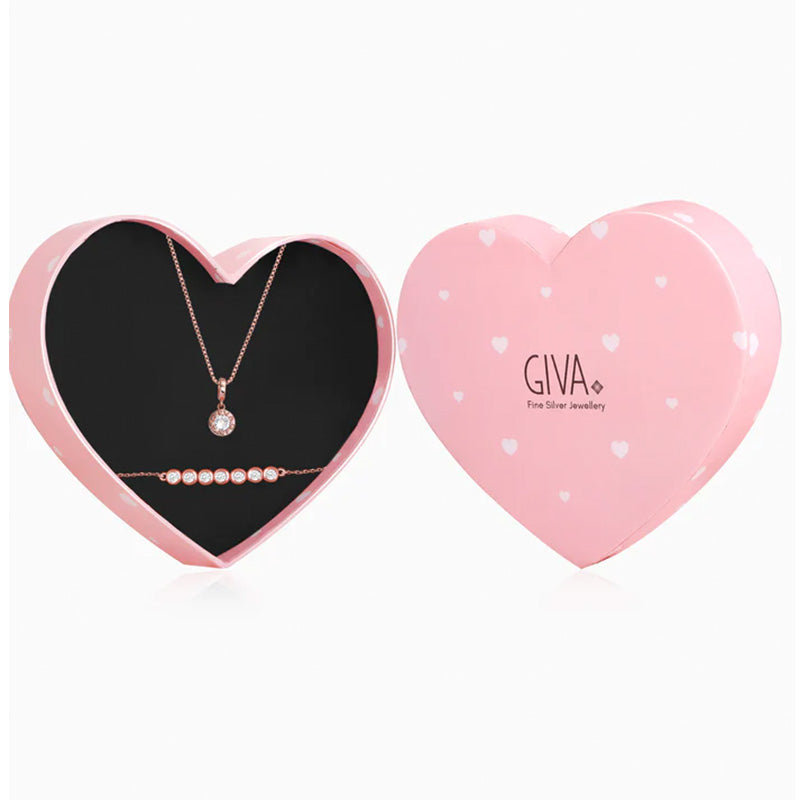 Make her eyes shine this festive season with rose gold's blushing brilliance!