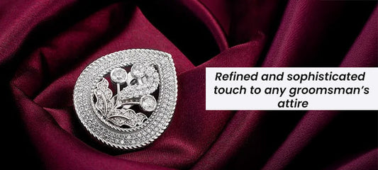 Groomsmen Jewellery: Why Brooches Are a Great Addition to the Wedding Day