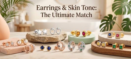 How to Pick the Right Ear Studs for Women Based on Skin Tone