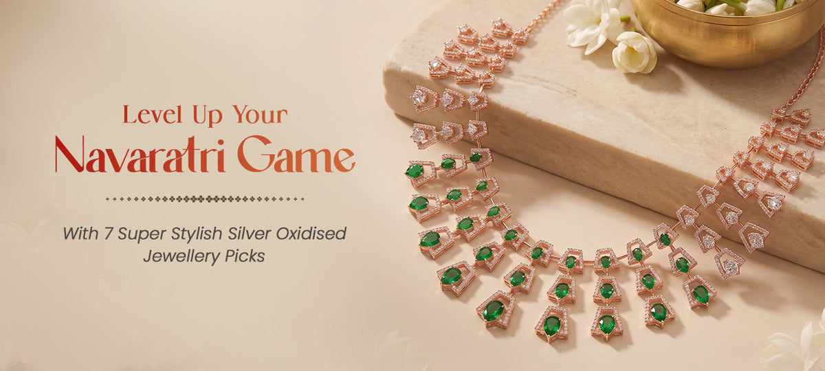 Level Up Your Navaratri Game With 7 Super Stylish Silver Oxidised Jewellery Picks