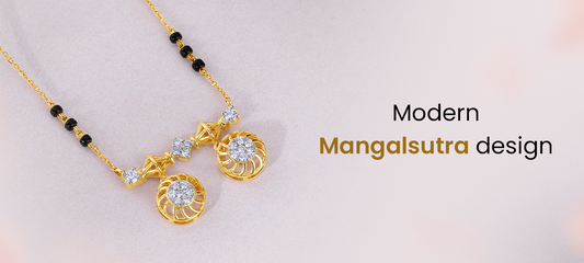 The Maharashtrian Vati and Beyond: Gold Mangalsutra Designs Symbolising Unity by Heer by GIVA