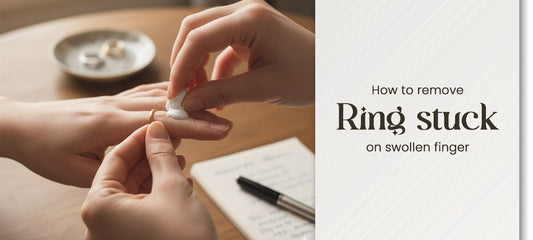 How to remove ring stuck on swollen finger