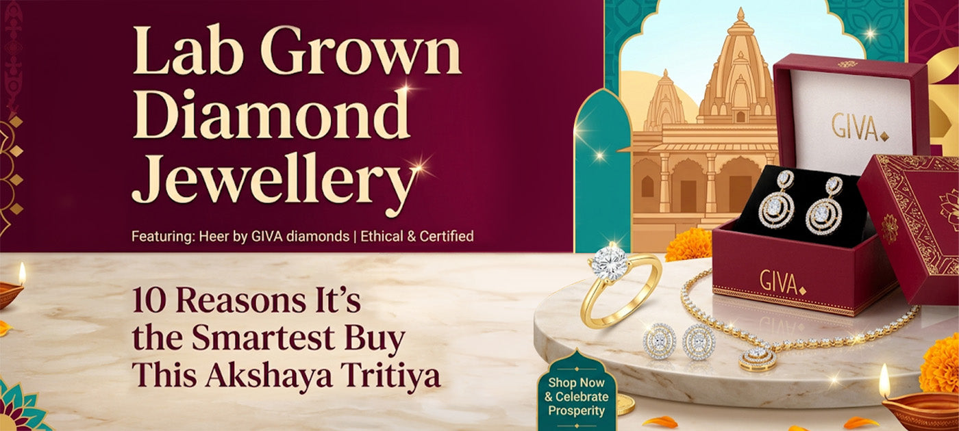 Top 10 Lab Grown Diamond Jewellery Brands in India (2026) – Heer by GIVA