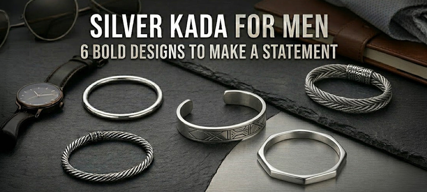 Silver Kada for Men: 6 Bold Designs to Make a Statement
