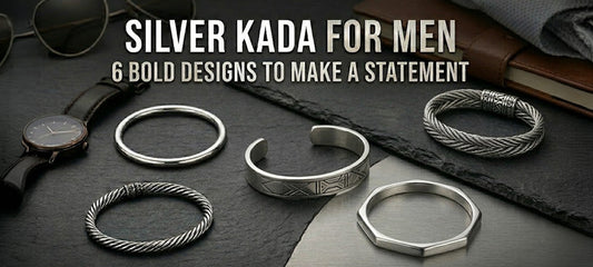 Silver Kada for Men: 6 Bold Designs to Make a Statement
