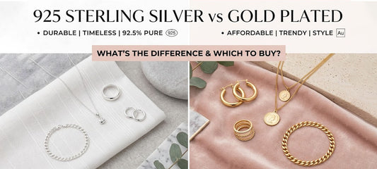 925 Sterling Silver vs Gold Plated: What's the Difference and Which to Buy