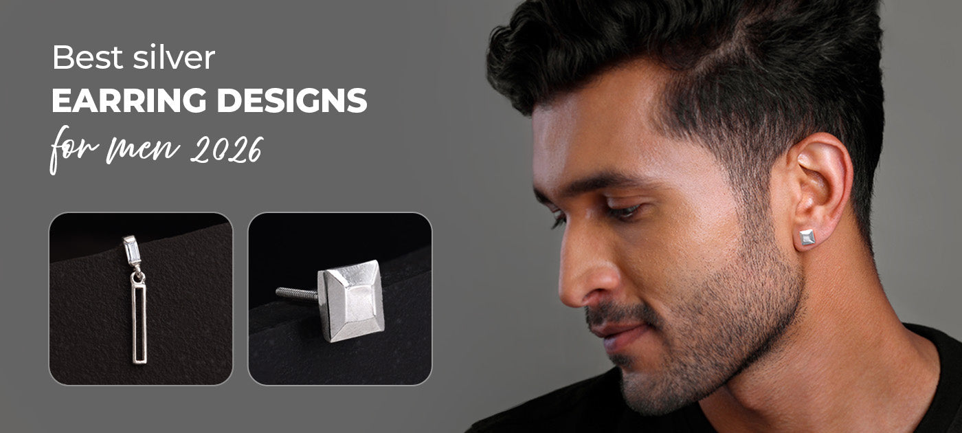 Silver Earrings for Men: 7 Sleek Designs That Are Trending in 2026