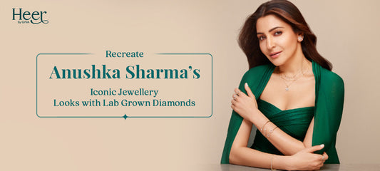 Get Anushka Sharma's Jewellery Look: Lab Grown Diamond Pieces She Actually Wears