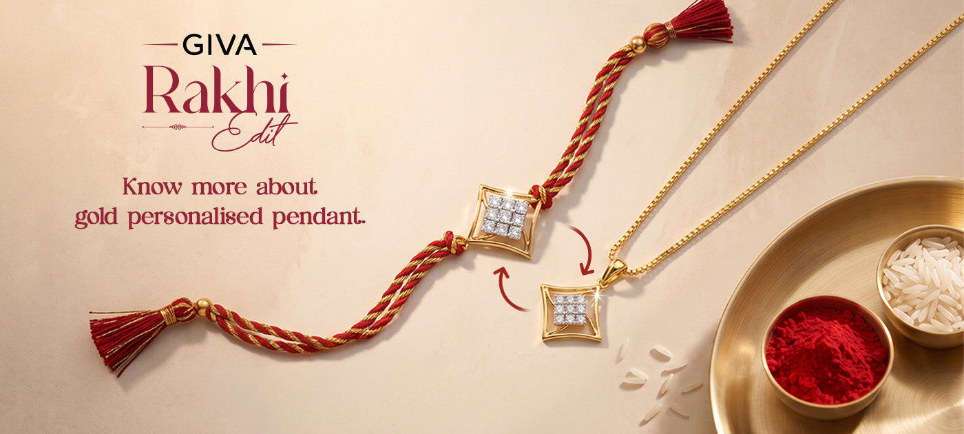 Personalised Gold Rakhi Gift: Initial Pendant and Custom Jewellery for Your Sister This 2026