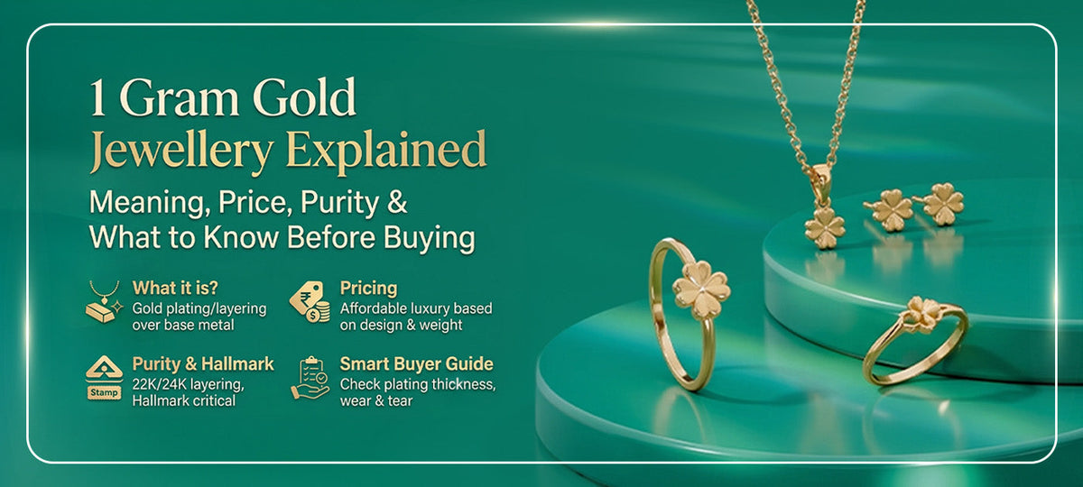 1 Gram Gold Jewellery Explained: Meaning, Price, Purity and What to Know Before Buying