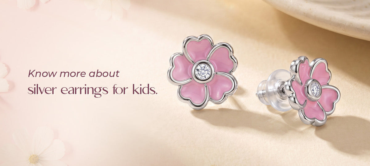 Silver earrings for kids: How to Choose a Safe, Comfortable and Stylish Design