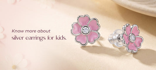 Silver earrings for kids: How to Choose a Safe, Comfortable and Stylish Design