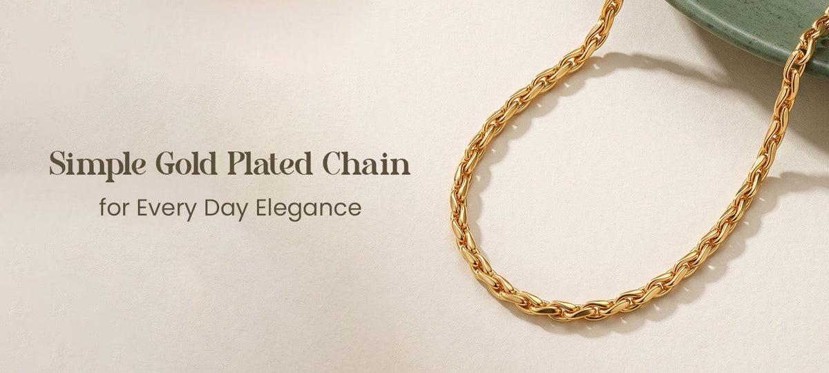 10 Daily-Use Simple Gold Plated Chain Designs for Women: Lightweight and Elegant Styles