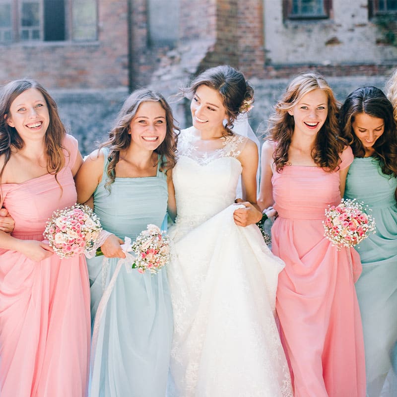 A bridesmaid plays an important role in the bride's wedding