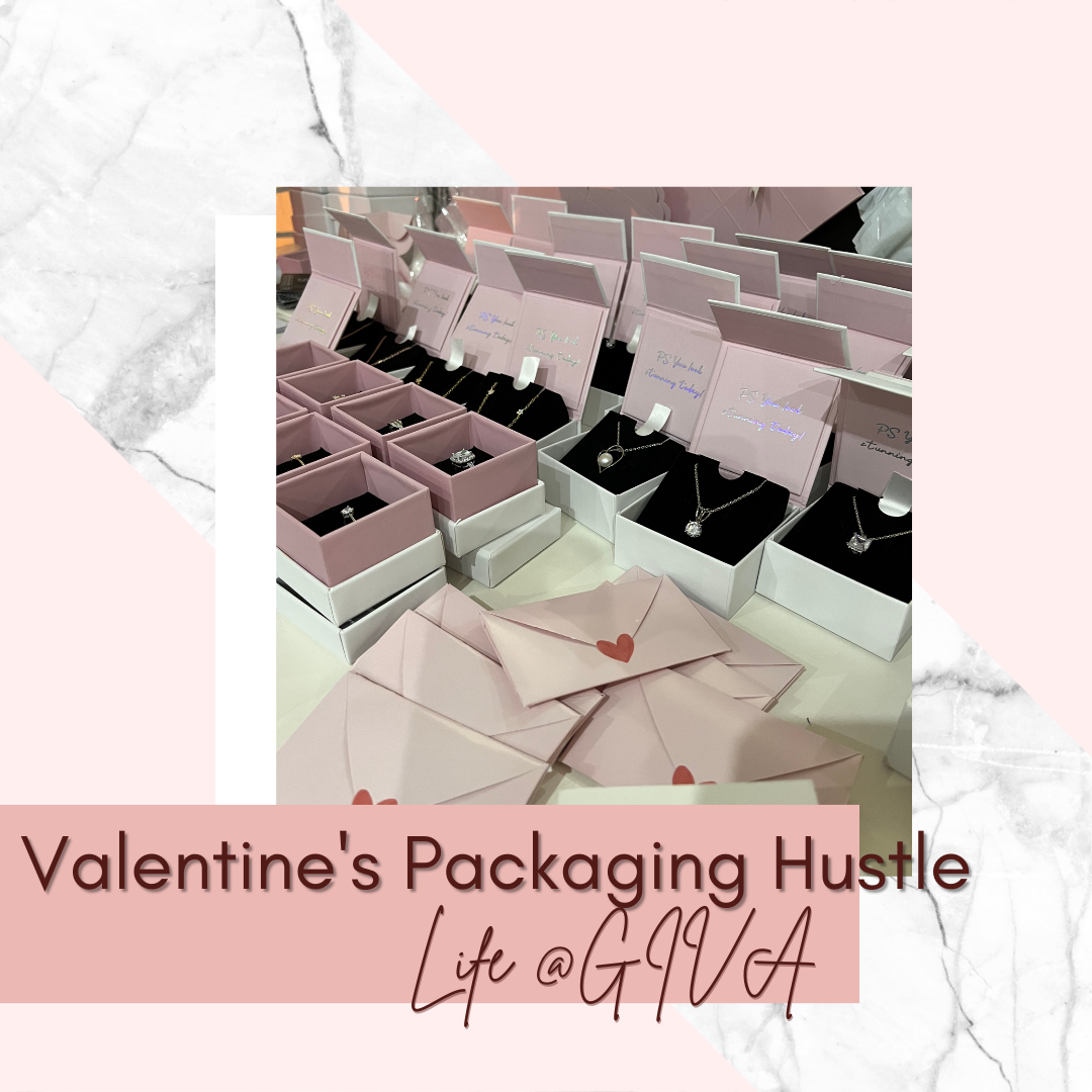 GIVA’s Valentine’s Hustle : All-hands-on-deck for Packaging, with love!