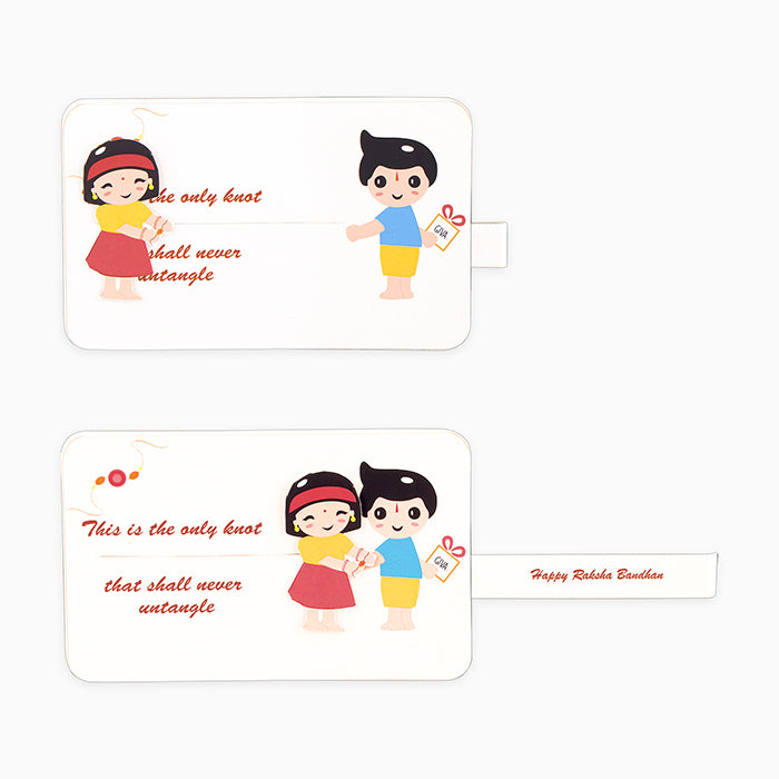Golden Yogi Rakhi