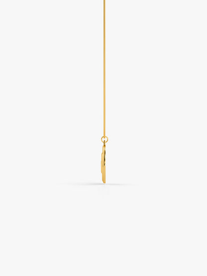 Spiral Drop It Gold Plated Necklace