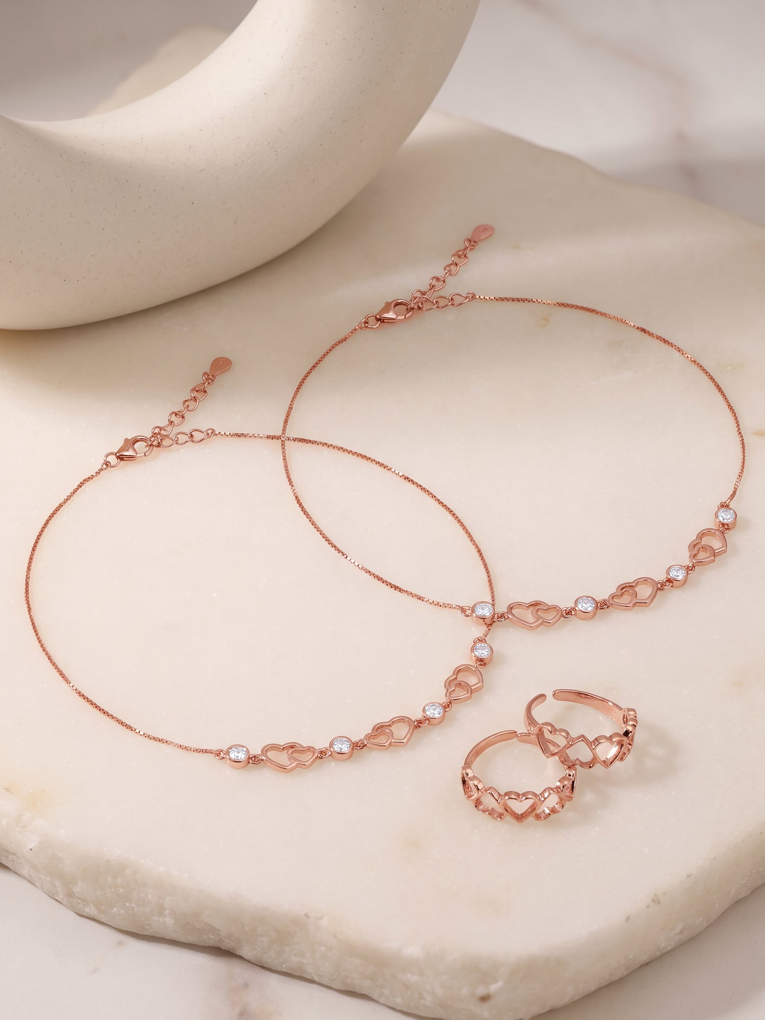 Rose Gold Solenne Set