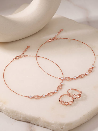 Rose Gold Solenne Set