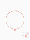 Rose Gold Musical Note Anklet