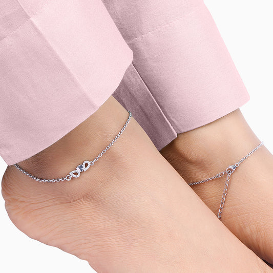 Silver Minimal Anklet