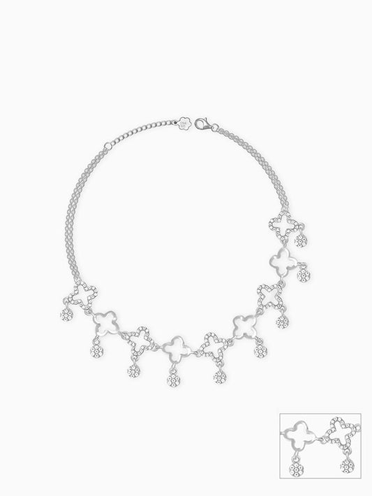 Silver Celtic Anklet