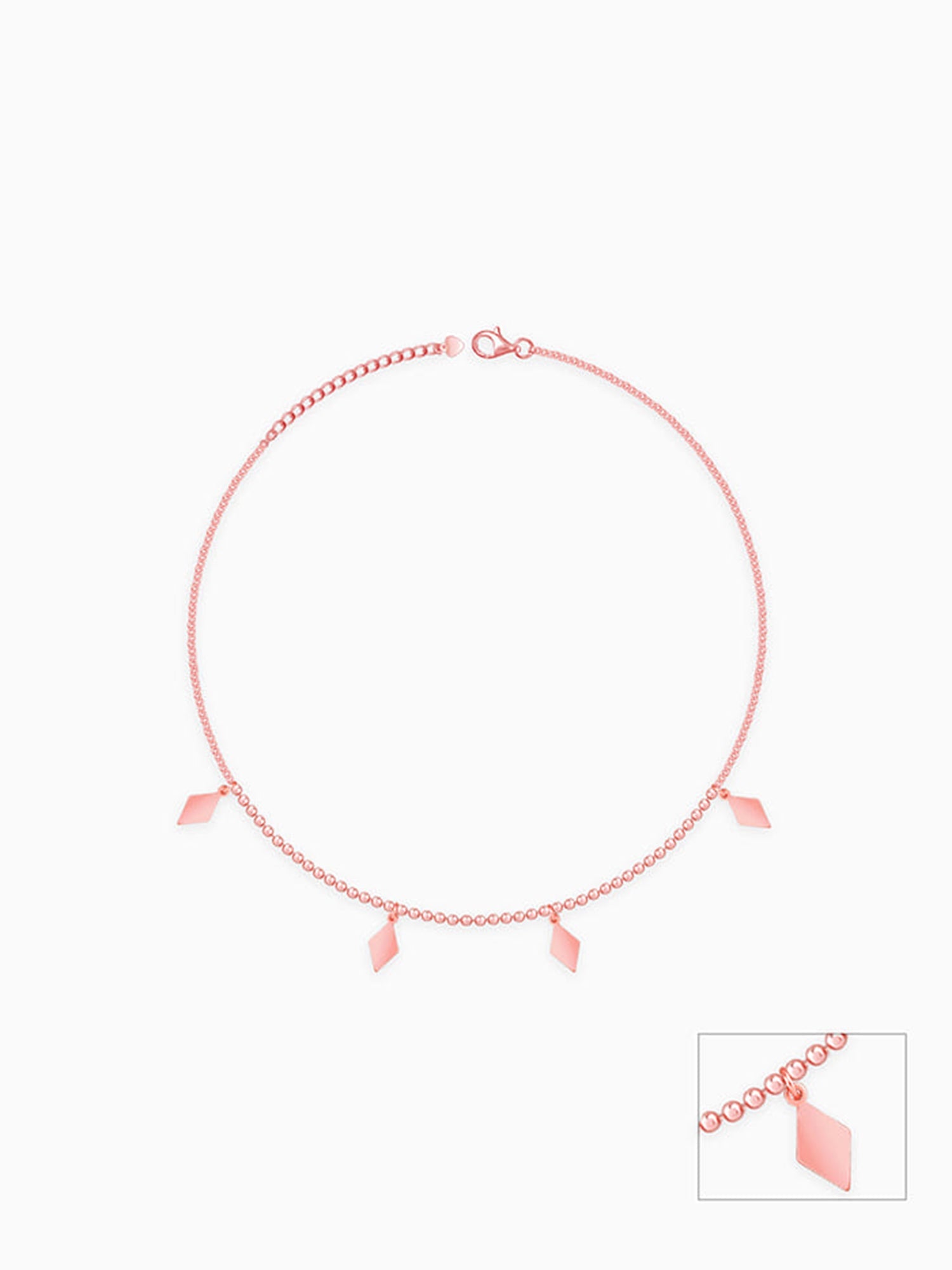 Rose Gold Kite Anklet