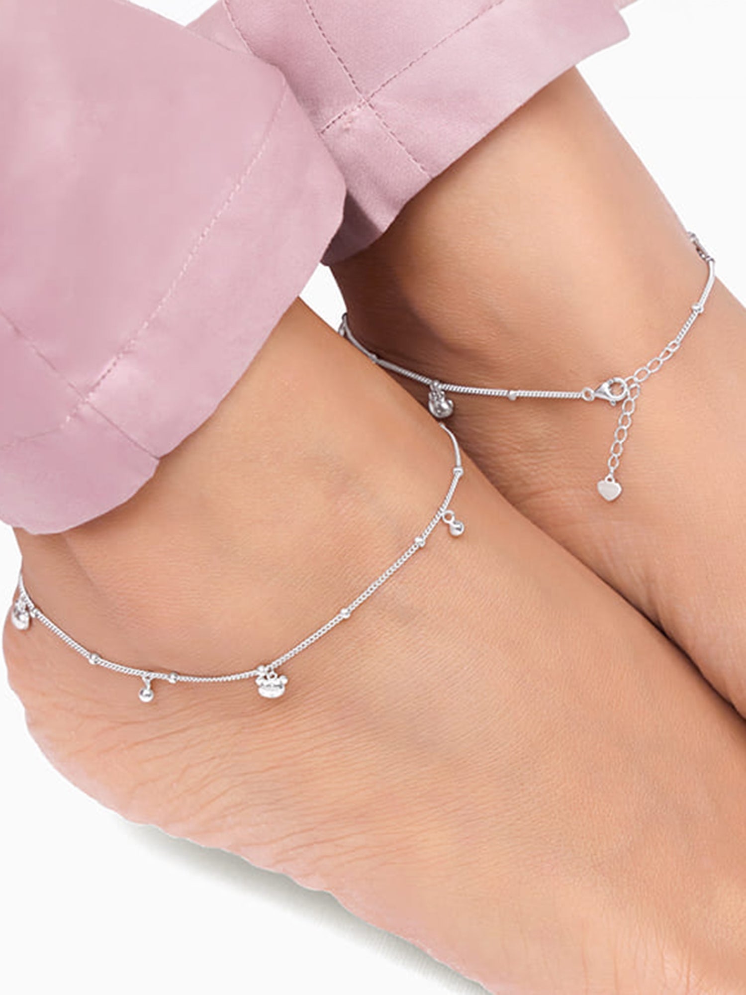 Silver Tigress Anklet