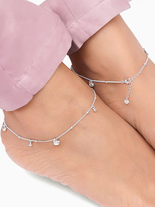 Silver Tigress Anklet
