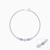Silver Colourful Radiance Anklet