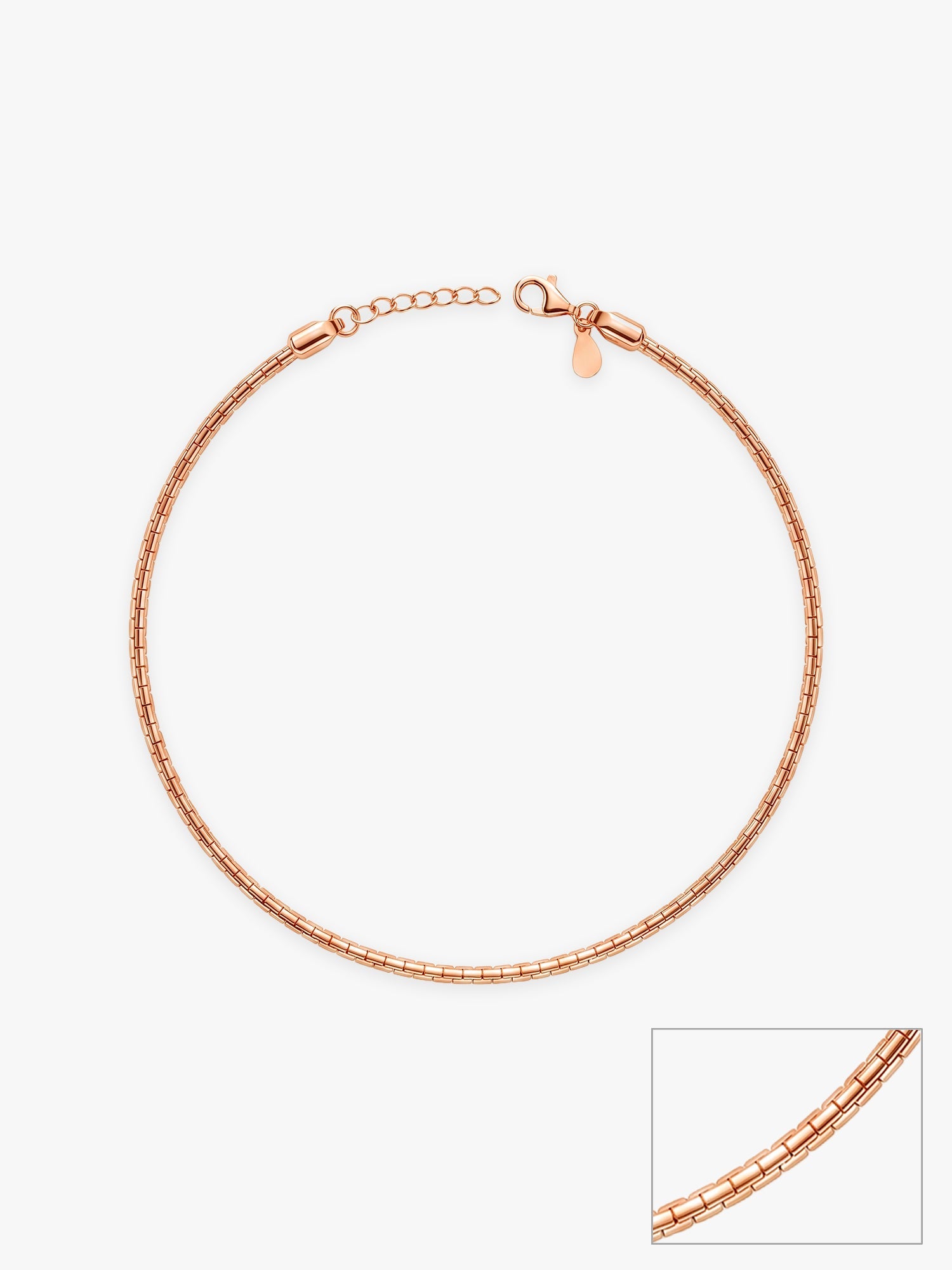 Rose Gold Novus Anklet