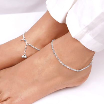 Silver Linkchain Anklet