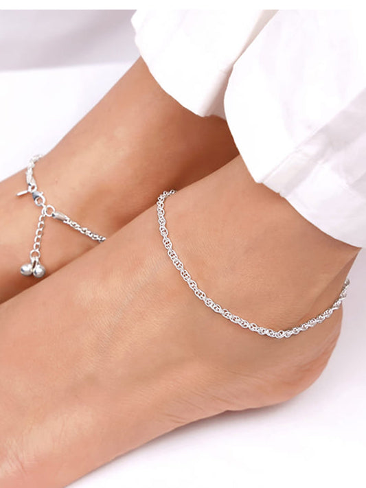 Silver Linkchain Anklet