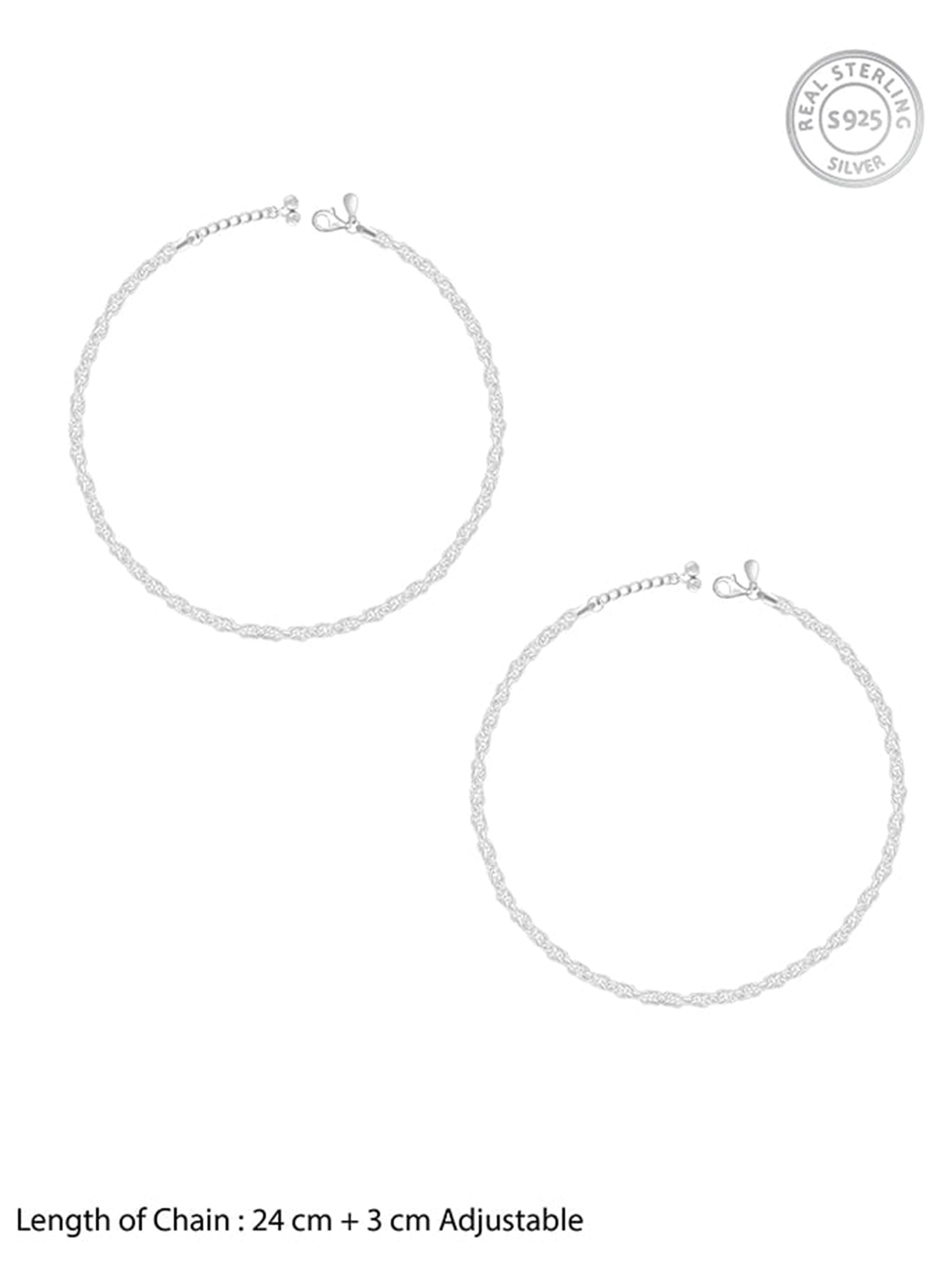 Silver Linkchain Anklet