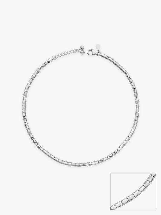 Silver Sparkling Light Anklet