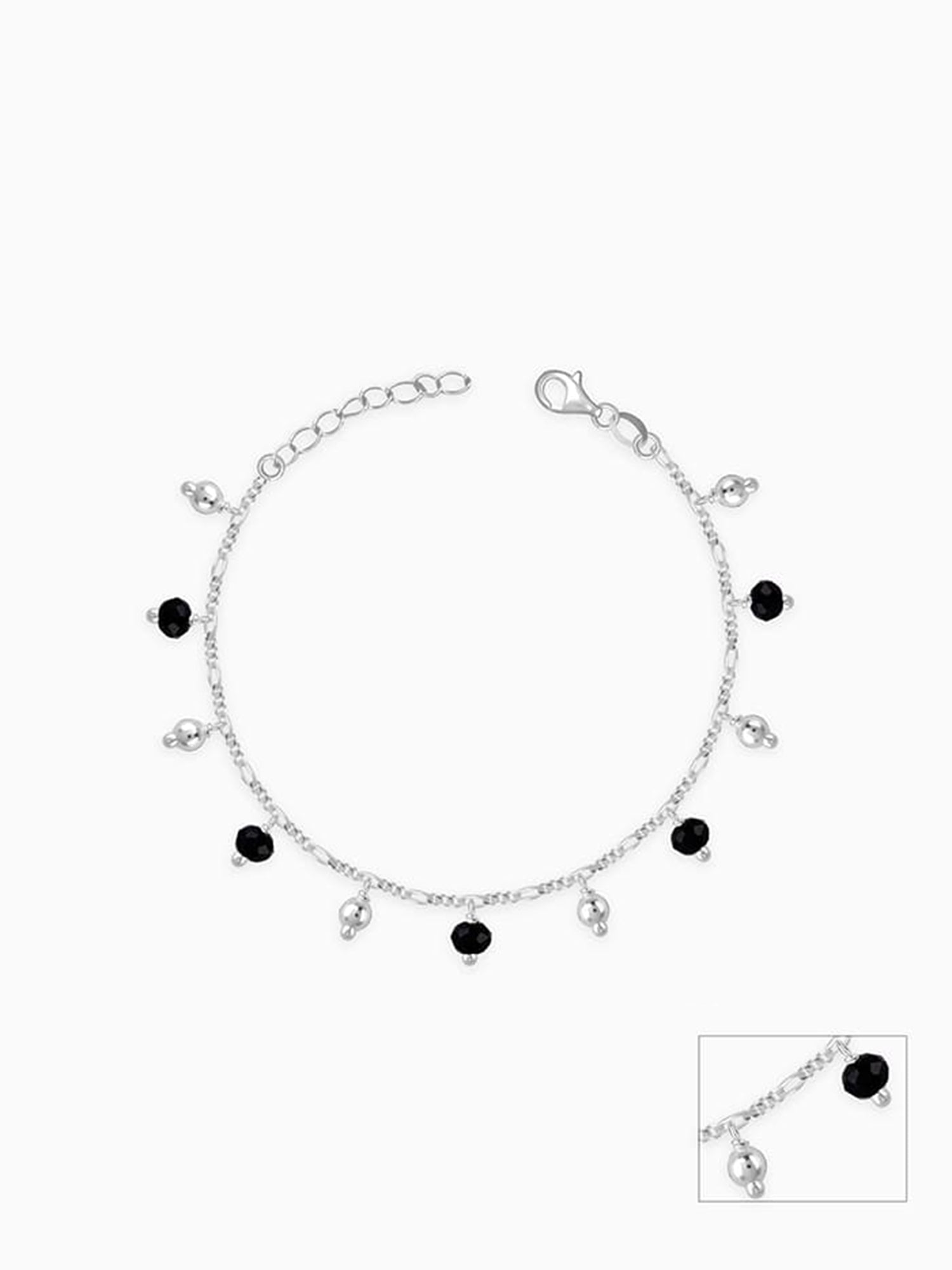 Silver Love Of The Beads Kids Anklet (1-3 yrs)