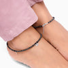 Silver Butterfly Charm Anklet