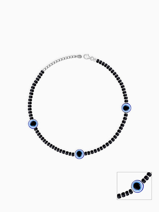 Silver Nazariya Anklet