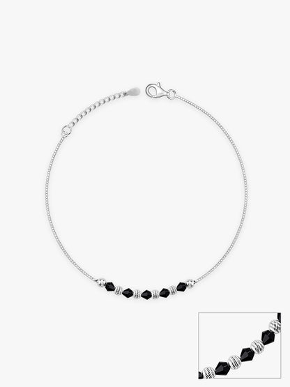 Silver Gypsy Gleams Anklet
