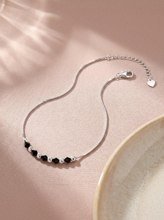 Silver Gypsy Gleams Anklet