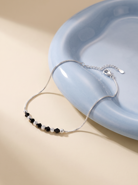 Silver Gypsy Gleams Anklet