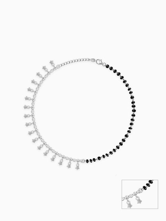 Silver Unique Vibe Anklet