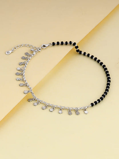 Silver Unique Vibe Anklet
