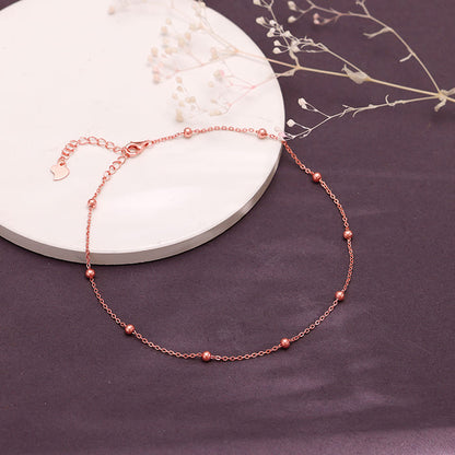 Rose Gold Your Simplicity Anklet