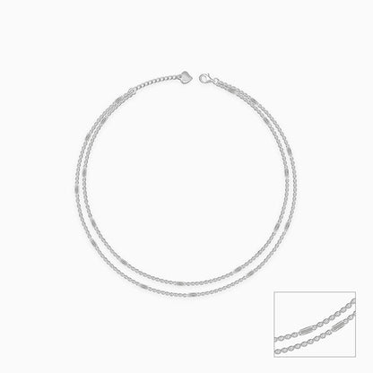 Silver Fantastic Shine Anklet