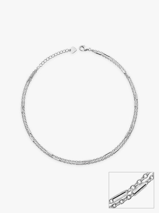 Silver Fantastic Shine Anklet